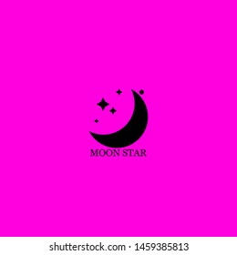 moon star icon sign signifier vector