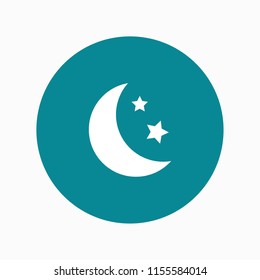 moon star icon vector