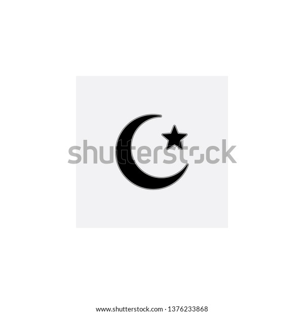 moon and star icon\
vector