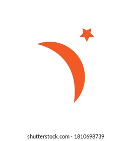 moon star icon vector design illustration