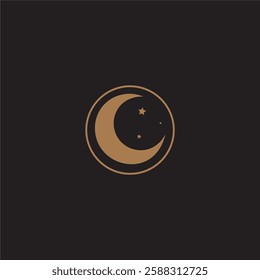 Moon and star Icon Vector Images