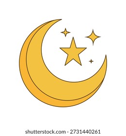 Moon and star, Islamic choreography