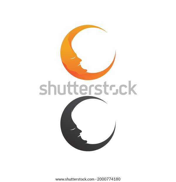 moon and star logo icon sky
orbit design abstract film icon vector illustration template
design