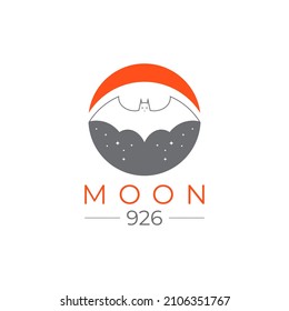 moon star night icon vector template