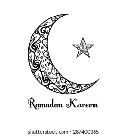  moon and star poster, amadan muslim,ramadan celebration