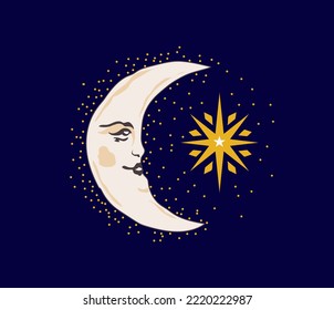 luna y luna brillantes 