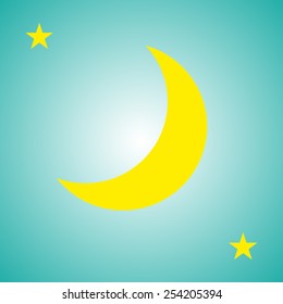 moon and stars
