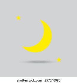 moon and stars