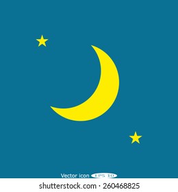 moon and stars