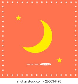 moon and stars