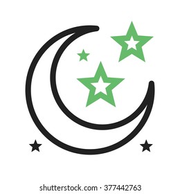 Moon and Stars
