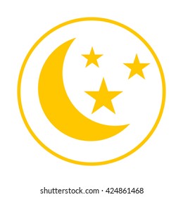moon and stars