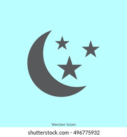 moon and stars