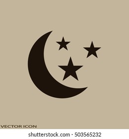 moon and stars