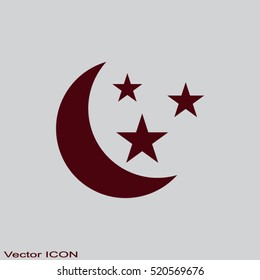 moon and stars
