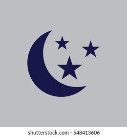 moon and stars