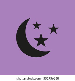 moon and stars