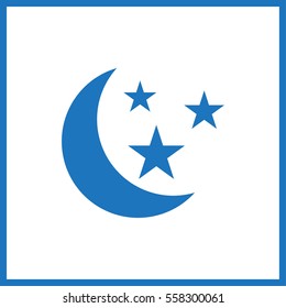 moon and stars