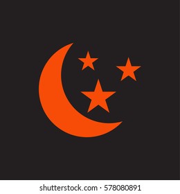 moon and stars
