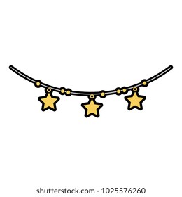 moon and stars hanging decoration