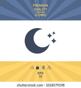 Moon stars icon