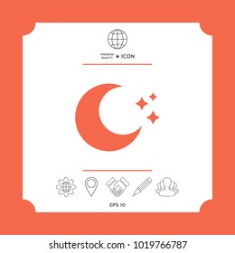 Moon stars icon
