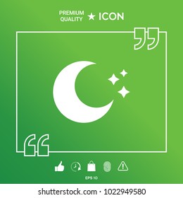 Moon stars icon
