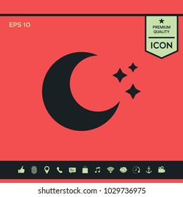 Moon stars icon