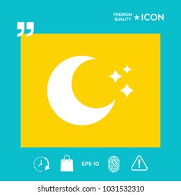 Moon stars icon