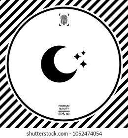 Moon stars icon