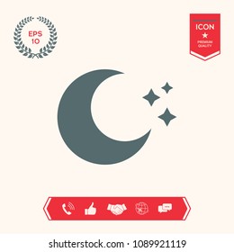 Moon stars icon