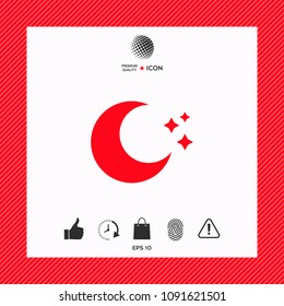 Moon stars icon