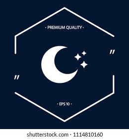 Moon stars icon