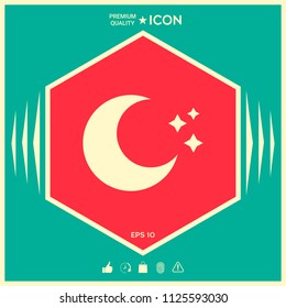 Moon stars icon
