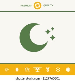 Moon stars icon