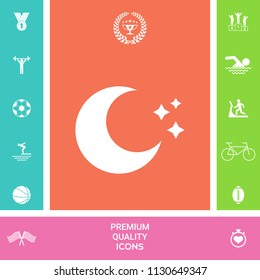 Moon stars icon