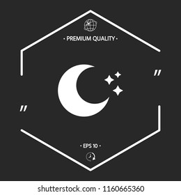 Moon stars icon