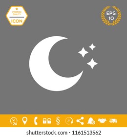 Moon stars icon
