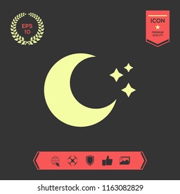 Moon stars icon