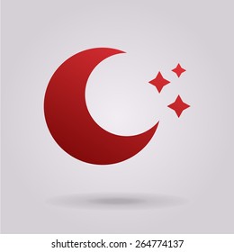Moon stars icon