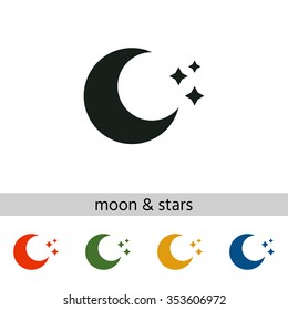 Moon stars icon