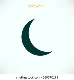 Moon and stars at icon