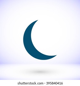Moon and stars at icon