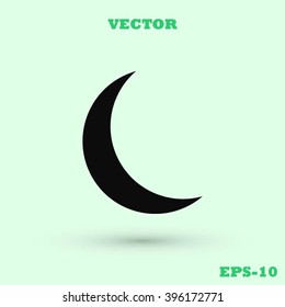 Moon and stars at icon