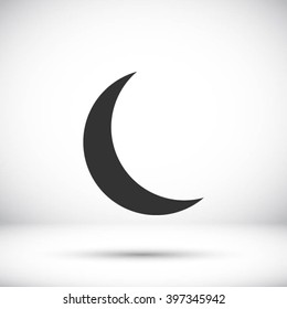 Moon and stars at icon