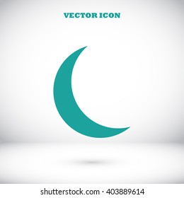 Moon and stars at icon