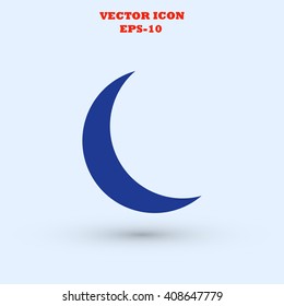 Moon and stars at icon