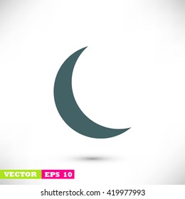 Moon and stars at icon