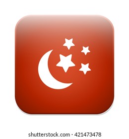 Moon and stars icon