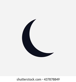 Moon and stars at icon